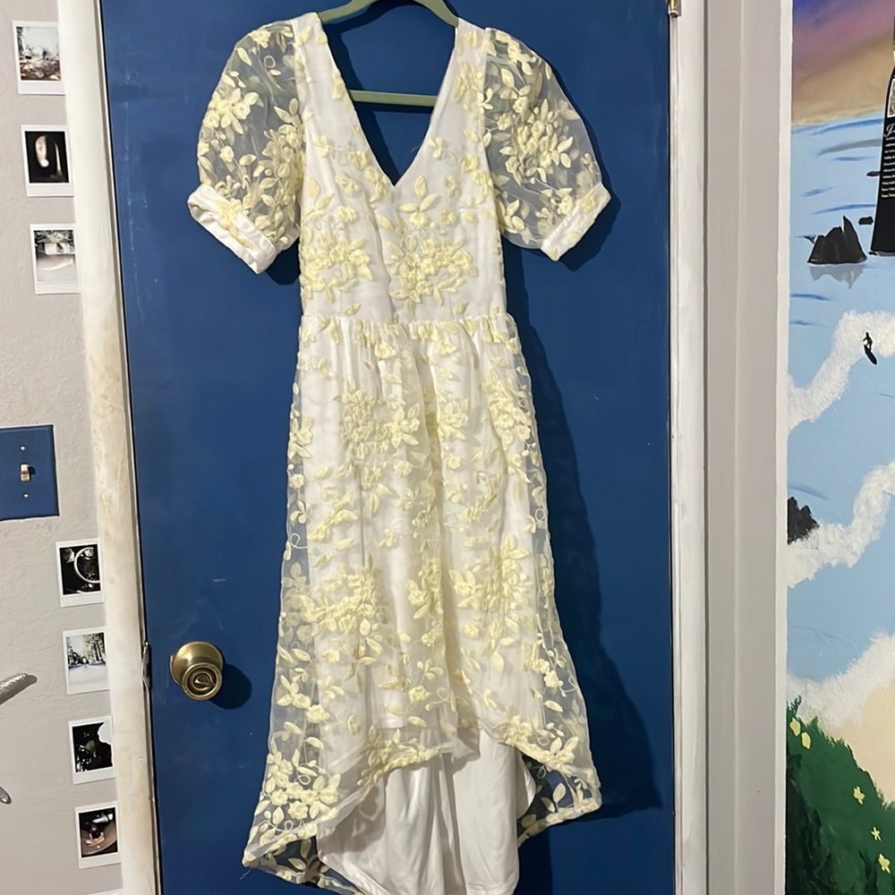 lulus embroidered dress